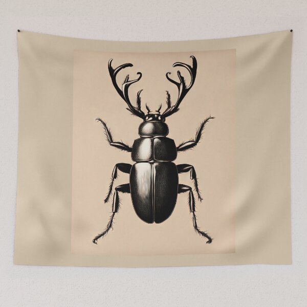 Item preview, Vintage Entomology Beetle Art designed and sold by LanaGustavsson.