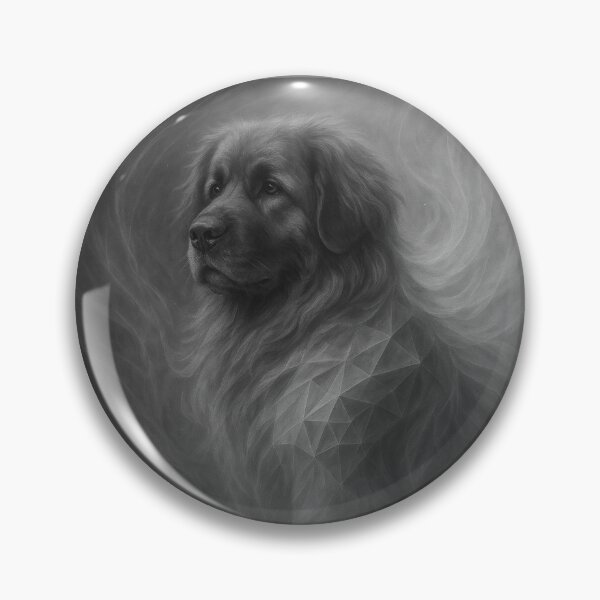 Item preview, Ethereal Strength – Geometric Leonberger designed and sold by GeoWild Designs.