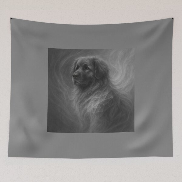 Item preview, Ethereal Strength – Geometric Leonberger designed and sold by GeoWild Designs.