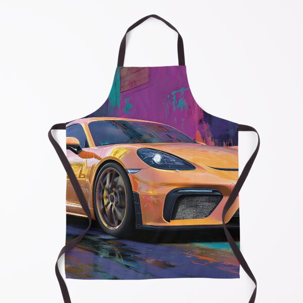 Item preview, Porsche 718 Cayman GT4 Colorful Pop Art Canvas designed and sold by AutoPopStudio.