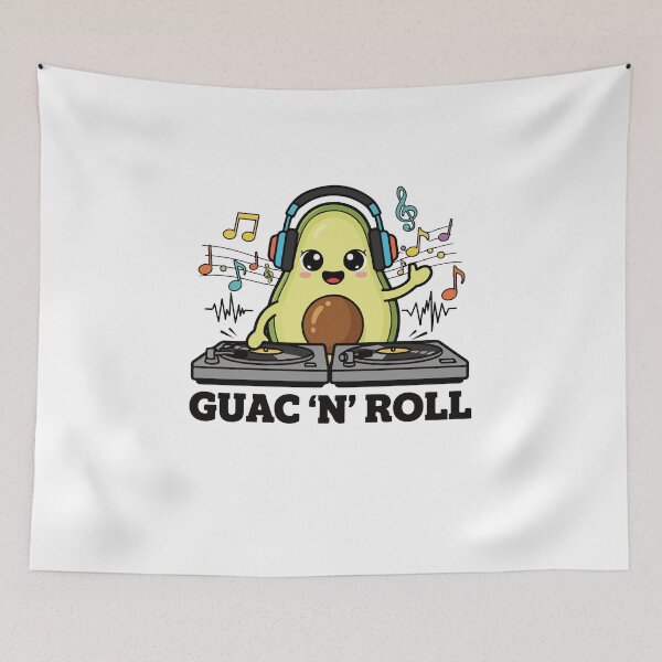 Item preview, Avocado DJ spins the guac beats designed and sold by KasiaRawska.