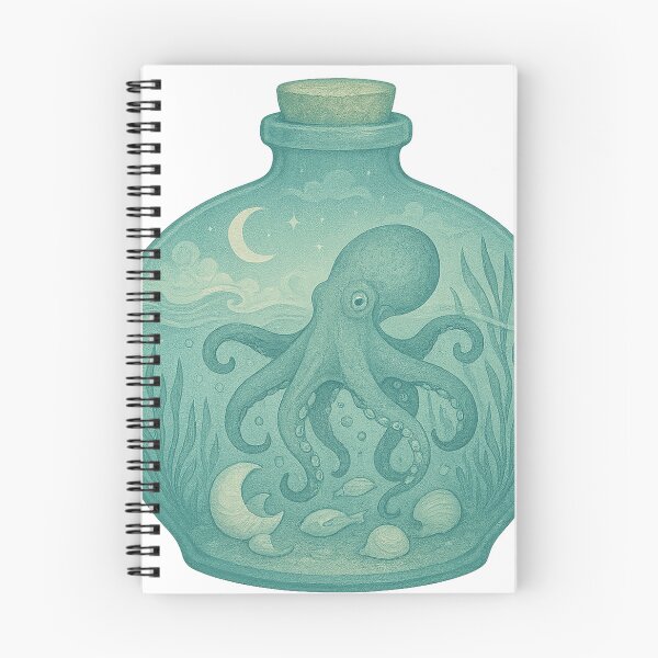 Item preview, Octopus in a Bottle Terrarium designed and sold by thehaywirehoney.