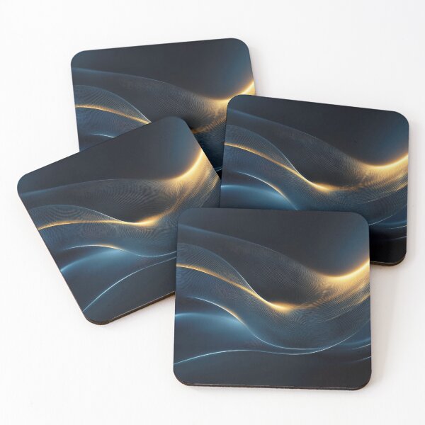 Item preview, Gentle waves of light in dark space designed and sold by anytka.