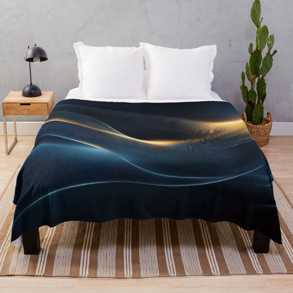 Item preview, Gentle waves of light in dark space designed and sold by anytka.