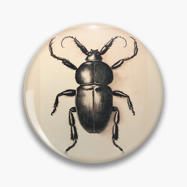 Item preview, Vintage Entomology Beetle Art designed and sold by LanaGustavsson.