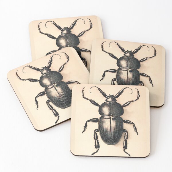 Item preview, Vintage Entomology Beetle Art designed and sold by LanaGustavsson.