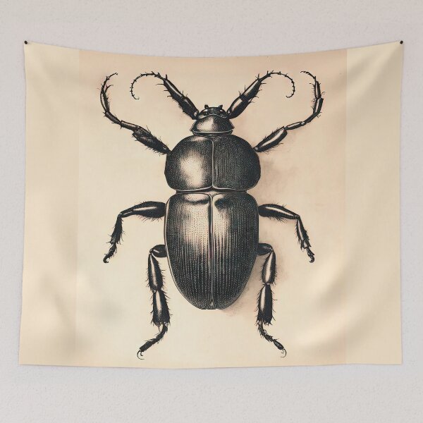 Item preview, Vintage Entomology Beetle Art designed and sold by LanaGustavsson.