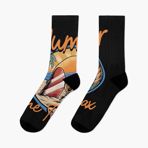 Item preview, Summer Time to Relax – Retro Beach Skull Surf Art designed and sold by Lunovity Labs.