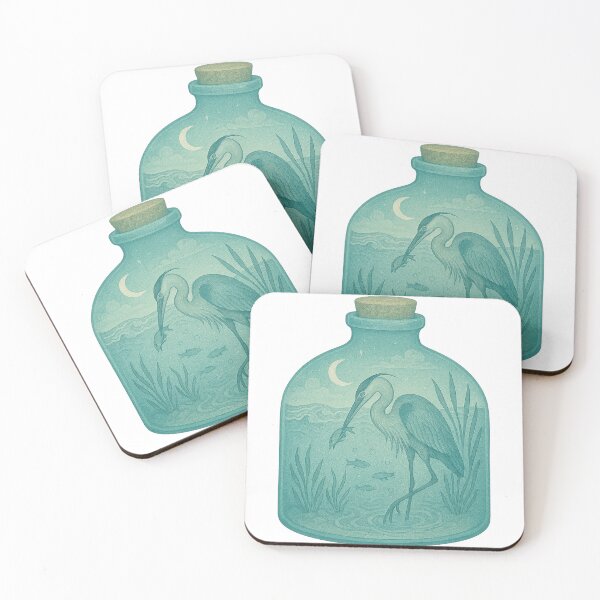 Item preview, Blue Heron in a Terrarium designed and sold by thehaywirehoney.