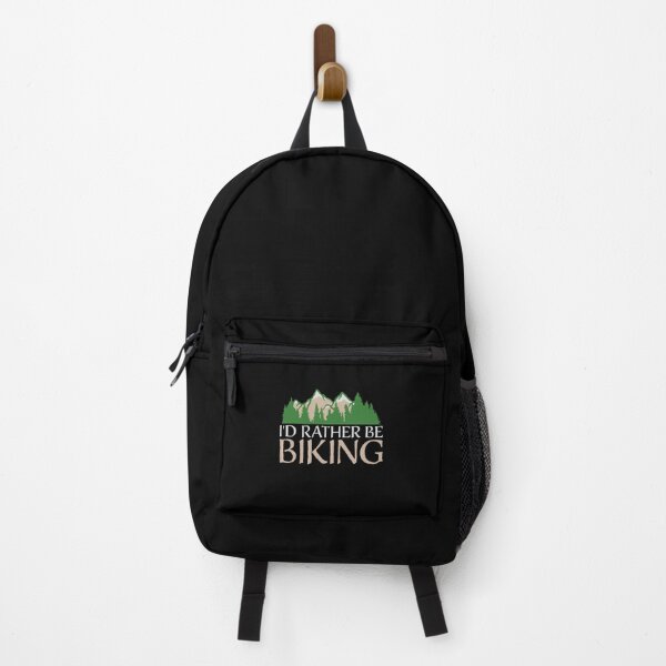 Item preview, Cycling Mountains I'd Rather Be Biking Forest Nature designed and sold by shirt-o-mat.