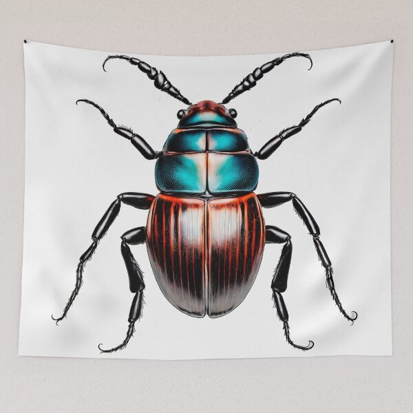 Item preview, Vintage Entomology Beetle Art designed and sold by LanaGustavsson.