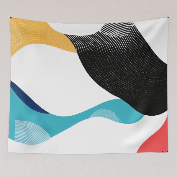 Item preview, Vibrant abstract wave design designed and sold by anytka.