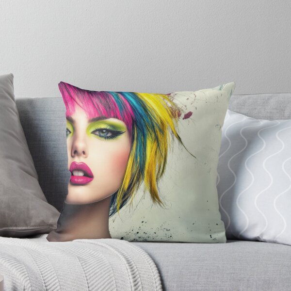 Item preview, Vibrant hair colors and bold makeup designed and sold by anytka.