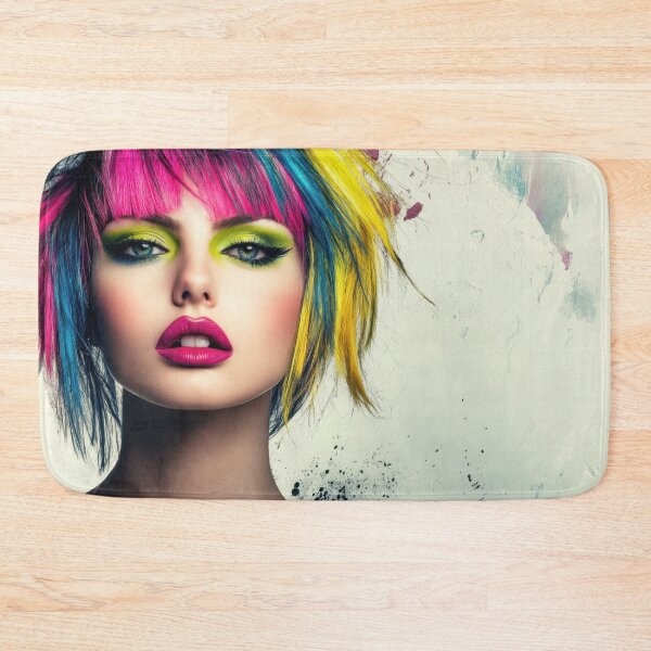 Item preview, Vibrant hair colors and bold makeup designed and sold by anytka.