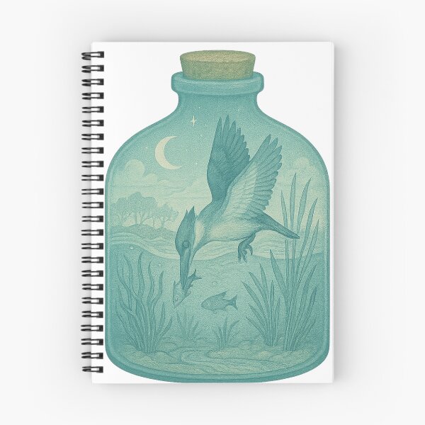 Item preview, King Fisher in a Terrarium designed and sold by thehaywirehoney.