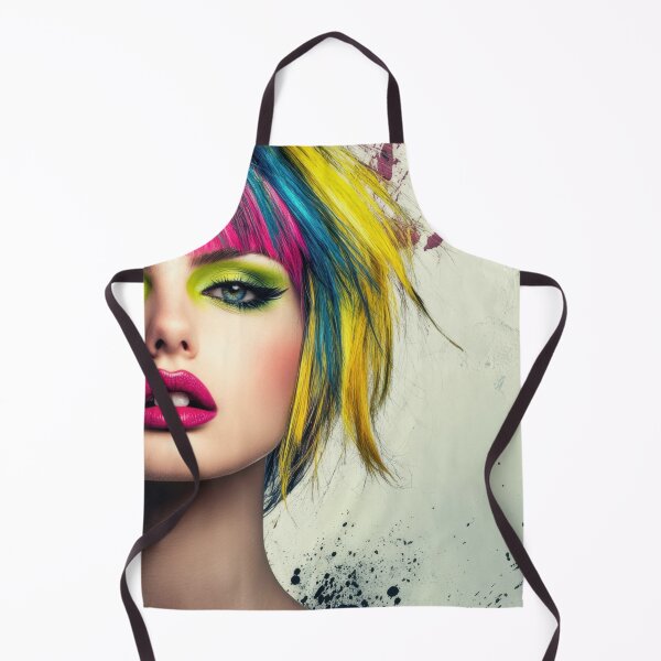 Item preview, Vibrant hair colors and bold makeup designed and sold by anytka.