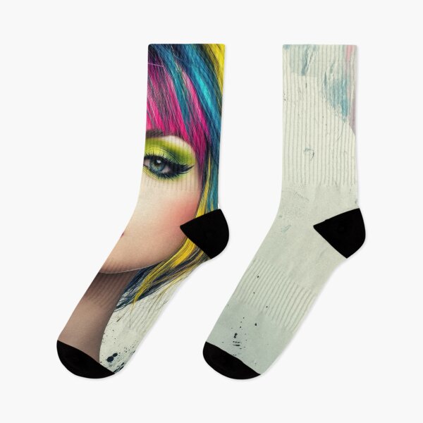 Item preview, Vibrant hair colors and bold makeup designed and sold by anytka.