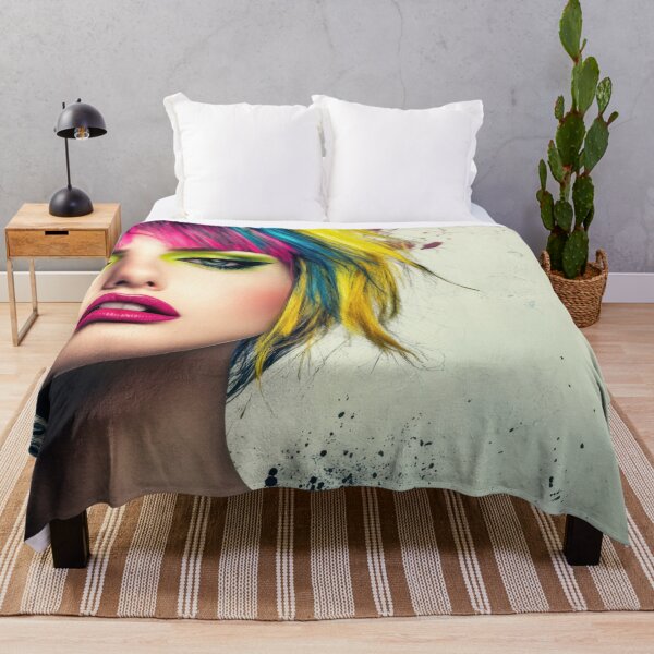 Item preview, Vibrant hair colors and bold makeup designed and sold by anytka.