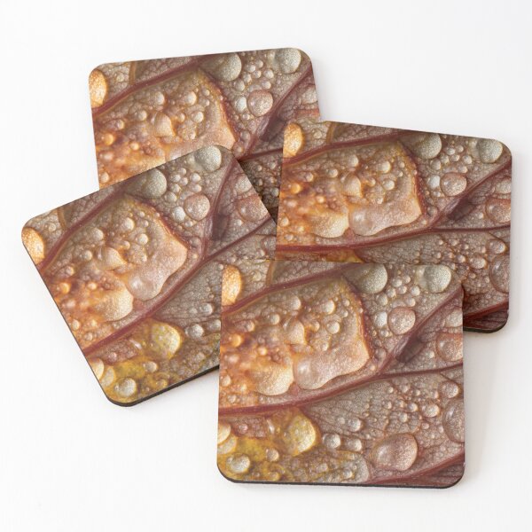 Item preview, Water droplets on leaf designed and sold by anytka.
