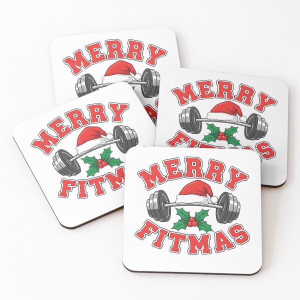 Item preview, Merry Fitmas Santa Hat Barbell designed and sold by Joyful-Park.