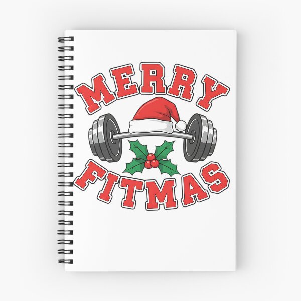 Item preview, Merry Fitmas Santa Hat Barbell designed and sold by Joyful-Park.