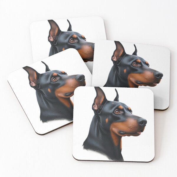 Item preview, Stylish Dobermann dog portrait designed and sold by adey68.