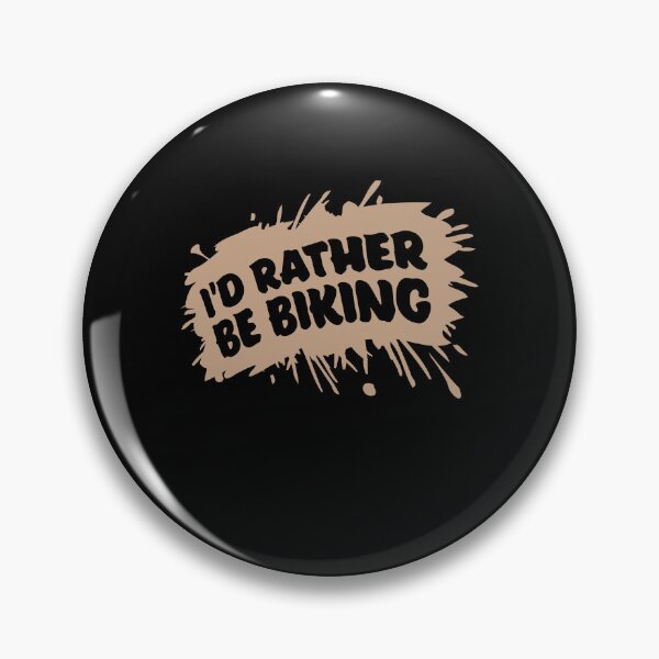 Item preview, Biking I'd Rather Be Biking Cycling Passion designed and sold by shirt-o-mat.