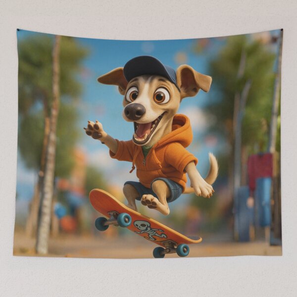 Item preview, Skater Whippet designed and sold by Sillytoe.