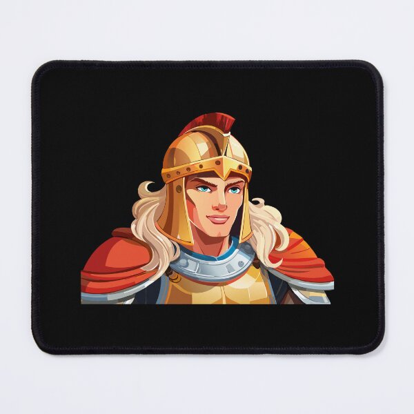 Item preview, Head of historical figure, Alexander the Great, young Greek Warrior in armor and helmet designed and sold by Danler.