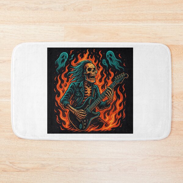 Item preview, Rocking skeleton red designed and sold by KevinGarden.