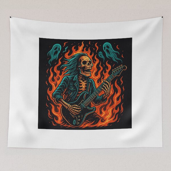 Item preview, Rocking skeleton red designed and sold by KevinGarden.
