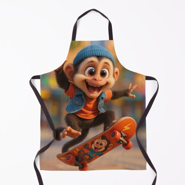 Item preview, Skater White-Faced Capuchin designed and sold by Sillytoe.