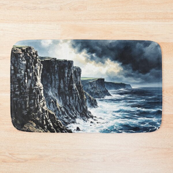 Item preview, The Cliffs of Moher under a stormy sky designed and sold by jefboutique6150.