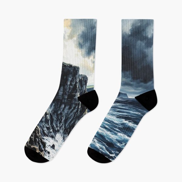 Item preview, The Cliffs of Moher under a stormy sky designed and sold by jefboutique6150.