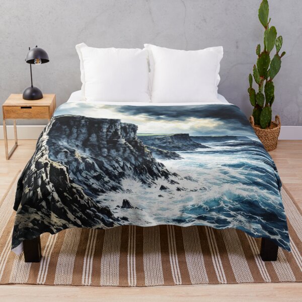 Item preview, The Cliffs of Moher under a stormy sky designed and sold by jefboutique6150.