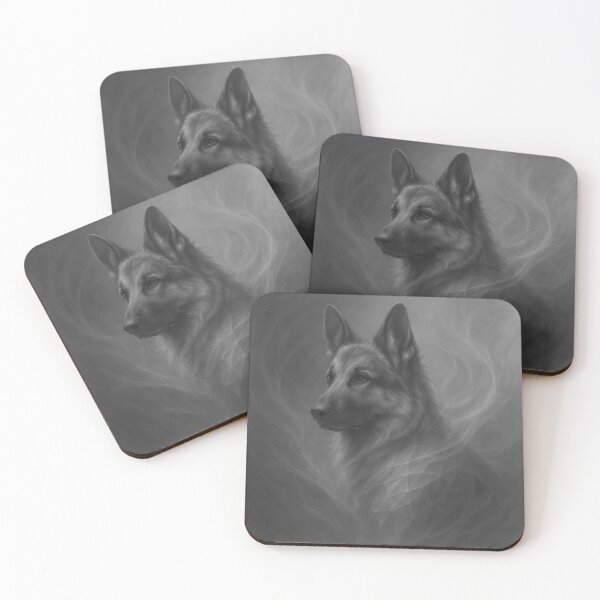 Item preview, Silent Sentinel – Geometric German Shepherd designed and sold by GeoWild Designs.