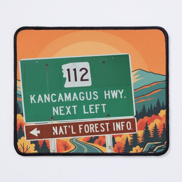 Item preview, NH 112 - Kancamagus Scenic Byway - New Hampshire  Leaf Peeper designed and sold by waikibi ⭐⭐⭐⭐.