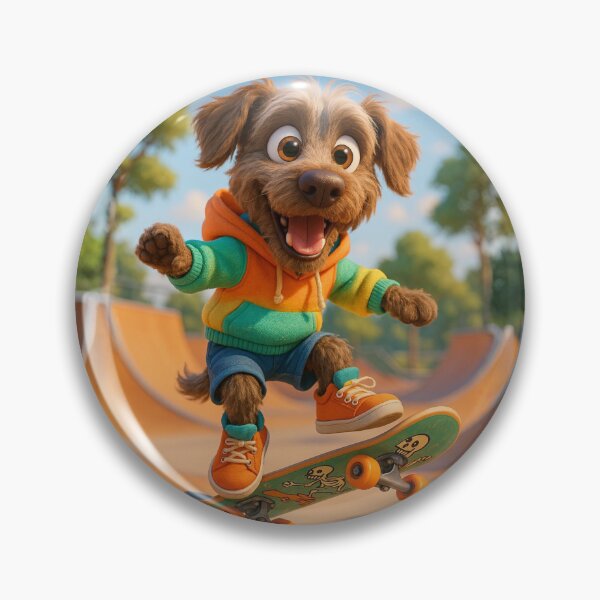 Item preview, Skater Wirehaired Pointing Griffon designed and sold by Sillytoe.
