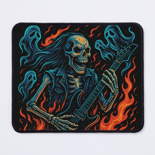 Item preview, Rocking skeleton blue designed and sold by KevinGarden.