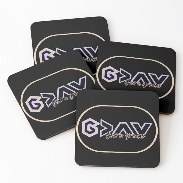 Item preview, STiCKER/Magnet of God is Greater than the Highs and the Lows (Pink, Peach, Blue, black) designed and sold by Holy Coast Threads (Formerly ChristianFlower).