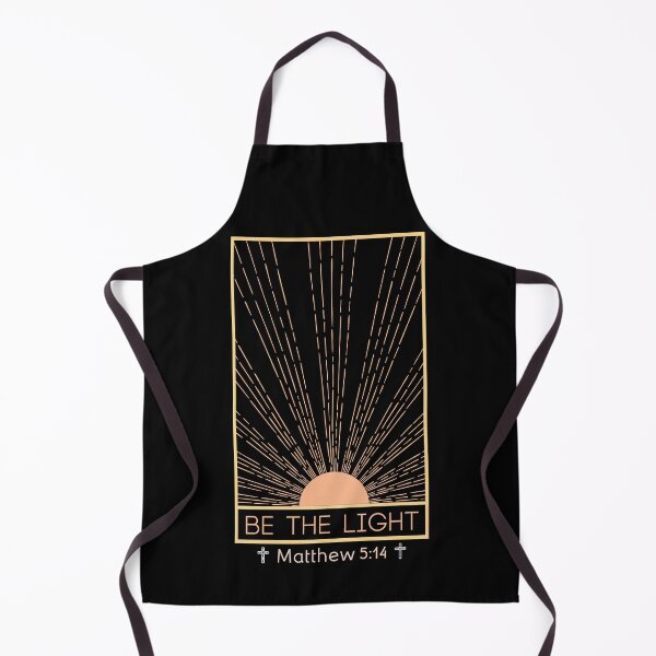 Item preview, BE THE LIGHT - Matthew 5:14 Christian Bible scripture designed and sold by Holy Coast Threads (Formerly ChristianFlower).