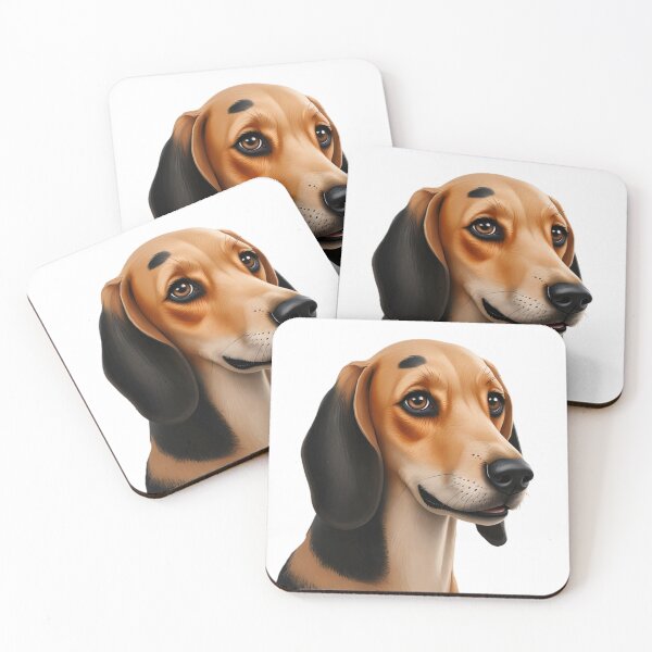 Item preview, Stylish Foxhound dog portrait. designed and sold by adey68.