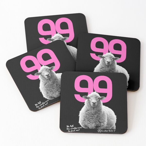Item preview, Scripture Luke 15:3 - He Left The 99 - in Pink designed and sold by Holy Coast Threads (Formerly ChristianFlower).
