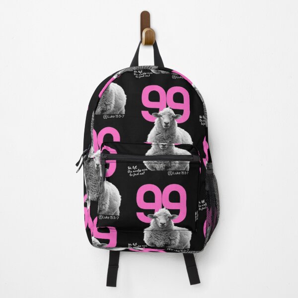 Item preview, Scripture Luke 15:3 - He Left The 99 - in Pink designed and sold by Holy Coast Threads (Formerly ChristianFlower).