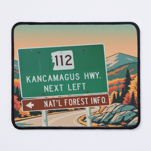 Item preview, NH 112 - Kancamagus Scenic Byway - New Hampshire  Leaf Peeper designed and sold by waikibi ⭐⭐⭐⭐.