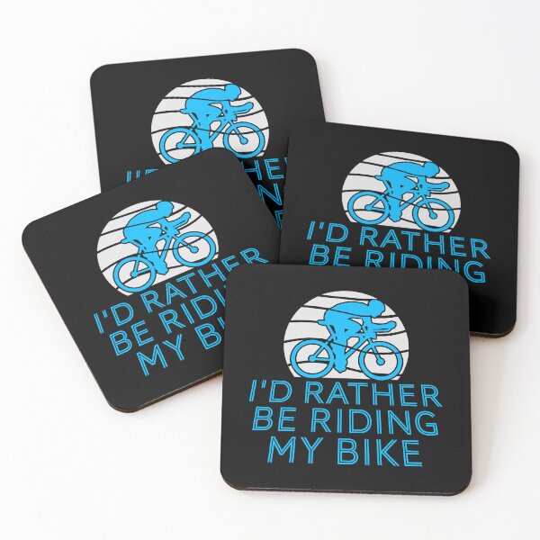 Item preview, Fast Cyclist I'd Rather Be Riding My Bike Sport designed and sold by shirt-o-mat.