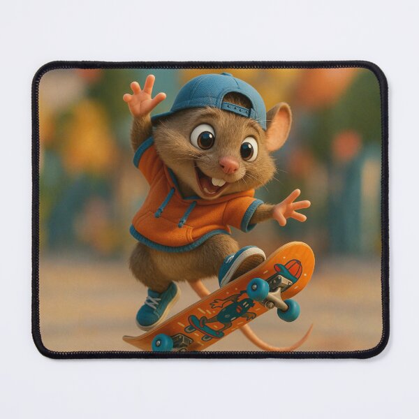 Item preview, Skater Woodrat designed and sold by Sillytoe.