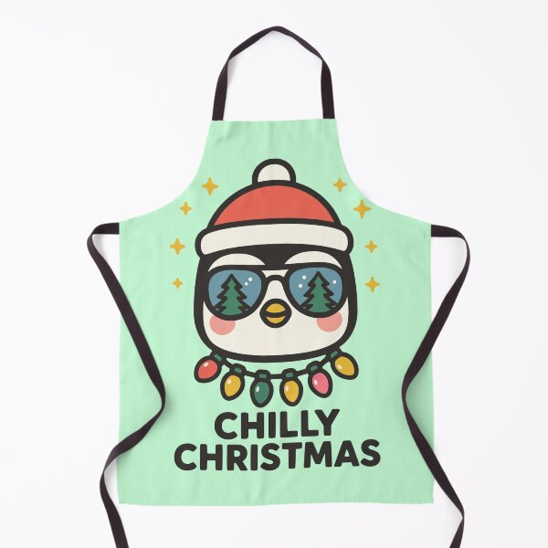 Item preview, Chilly Christmas Penguin with Lights & Shades designed and sold by PrintSmithArt.