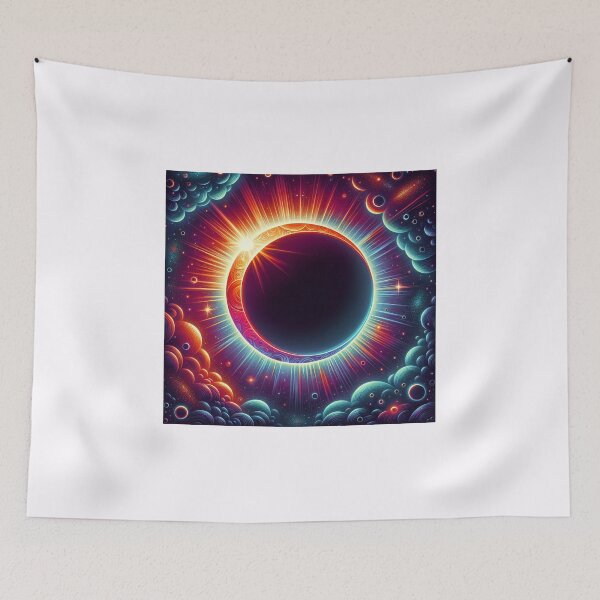 Item preview, ARTISTIC COLORFUL OF SOLAR ECLIPSE designed and sold by Catalina Kate.
