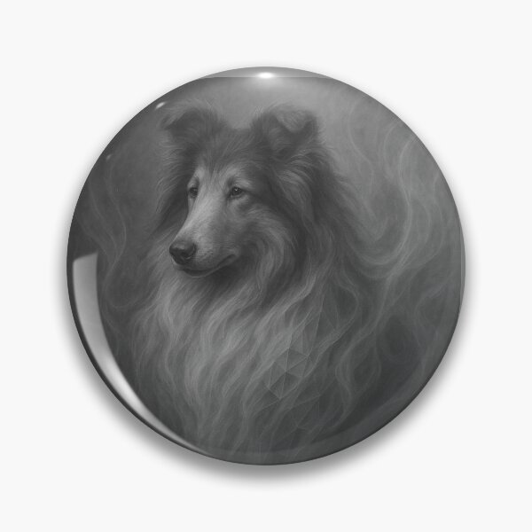 Item preview, Whispered Grace – Geometric Rough Collie designed and sold by GeoWild Designs.